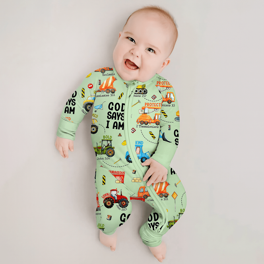 God Says I Am Boy Convertible Zippy - StazzyBaby