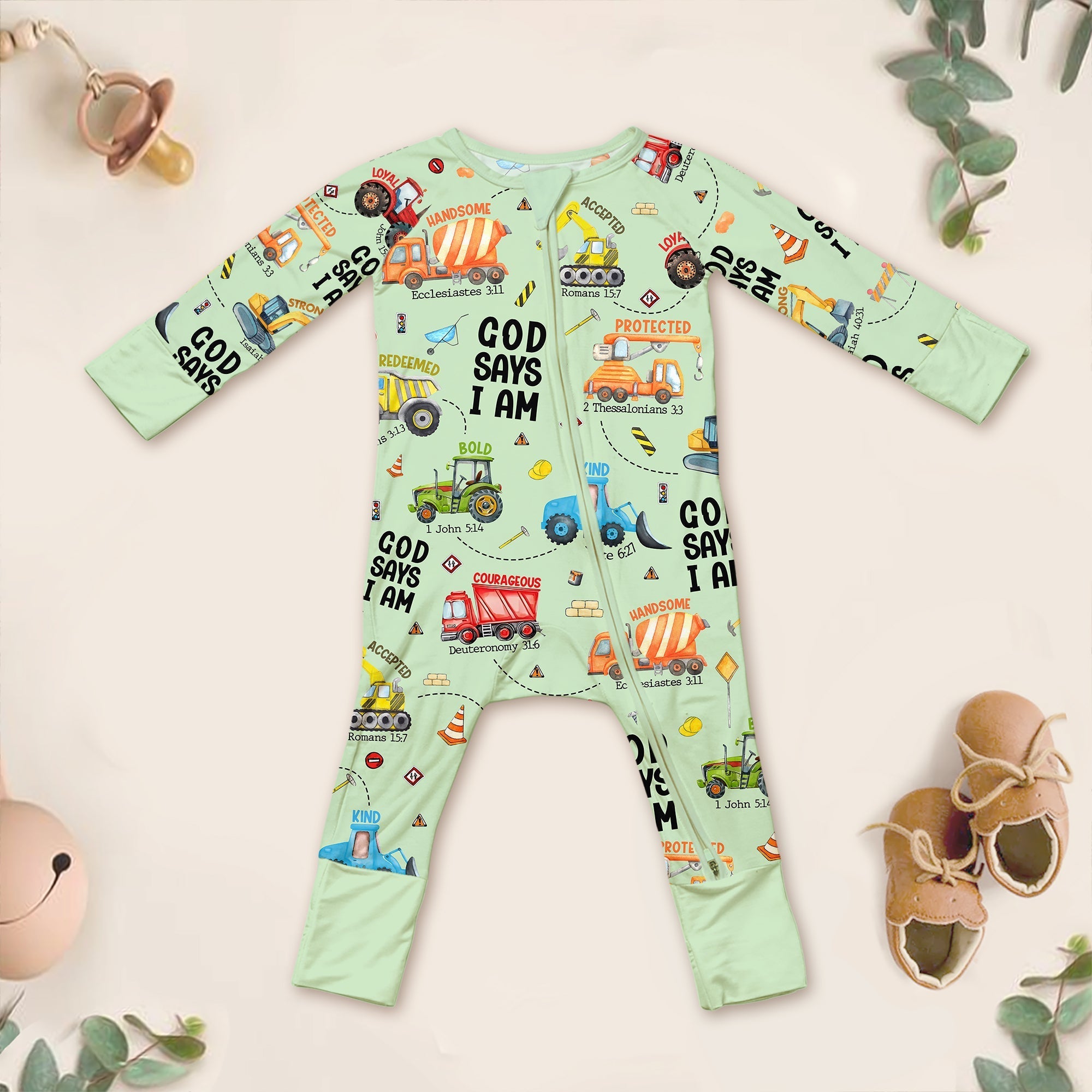 God Says I Am Boy Convertible Zippy - StazzyBaby