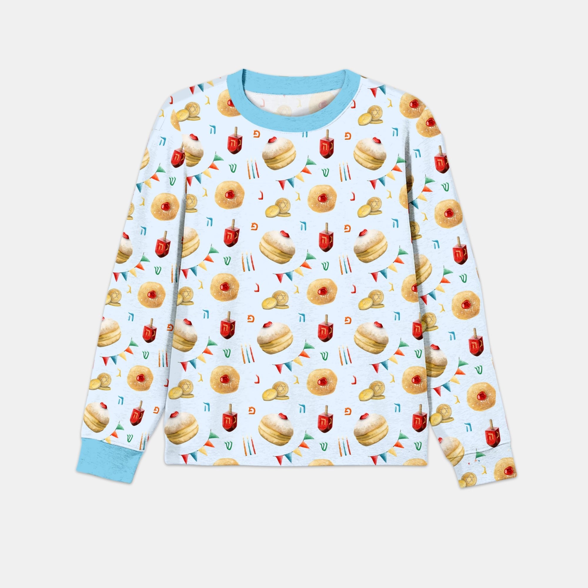 Hanukkah Donuts Men's Pajama Set - StazzyBaby