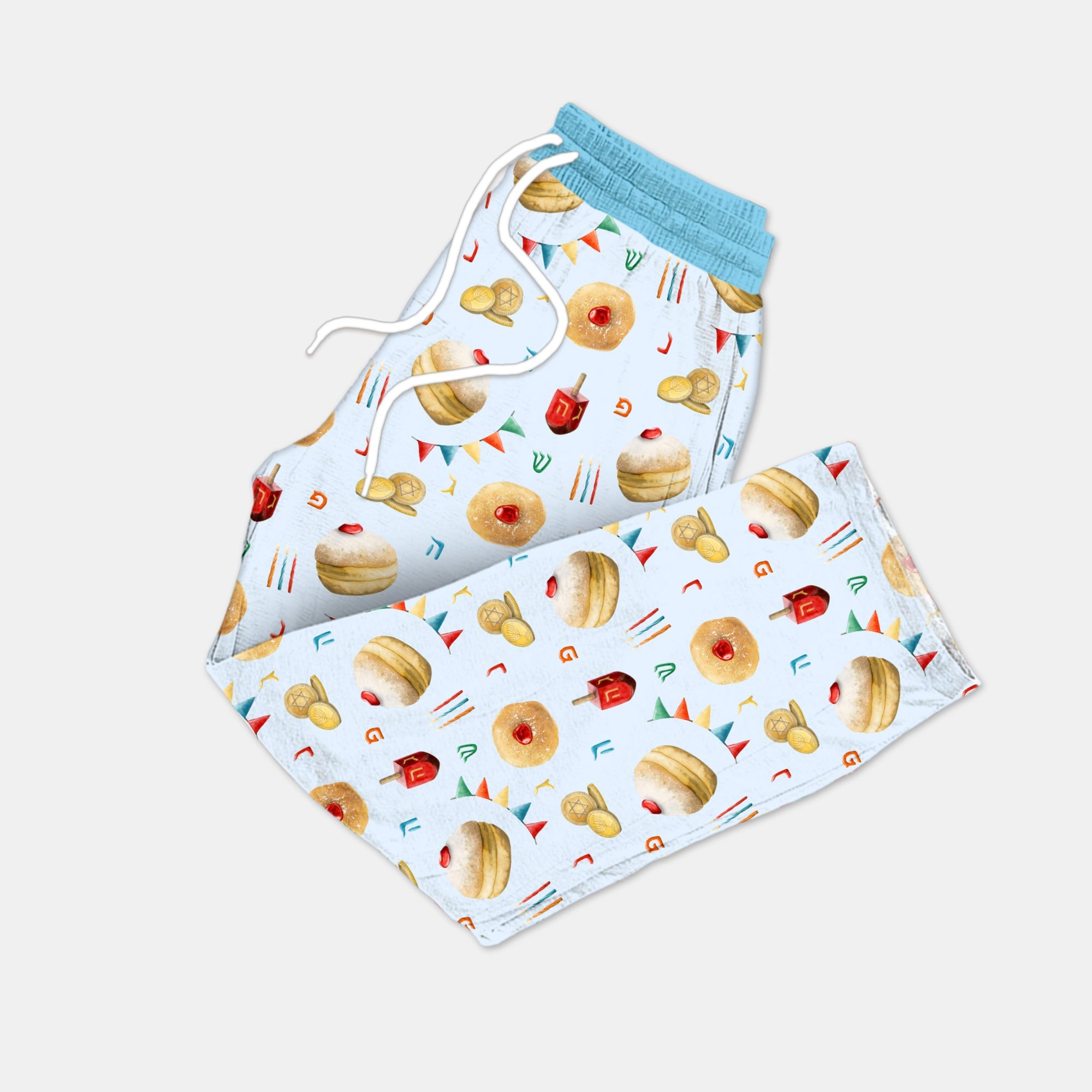 Hanukkah Donuts Men's Pajama Set - StazzyBaby