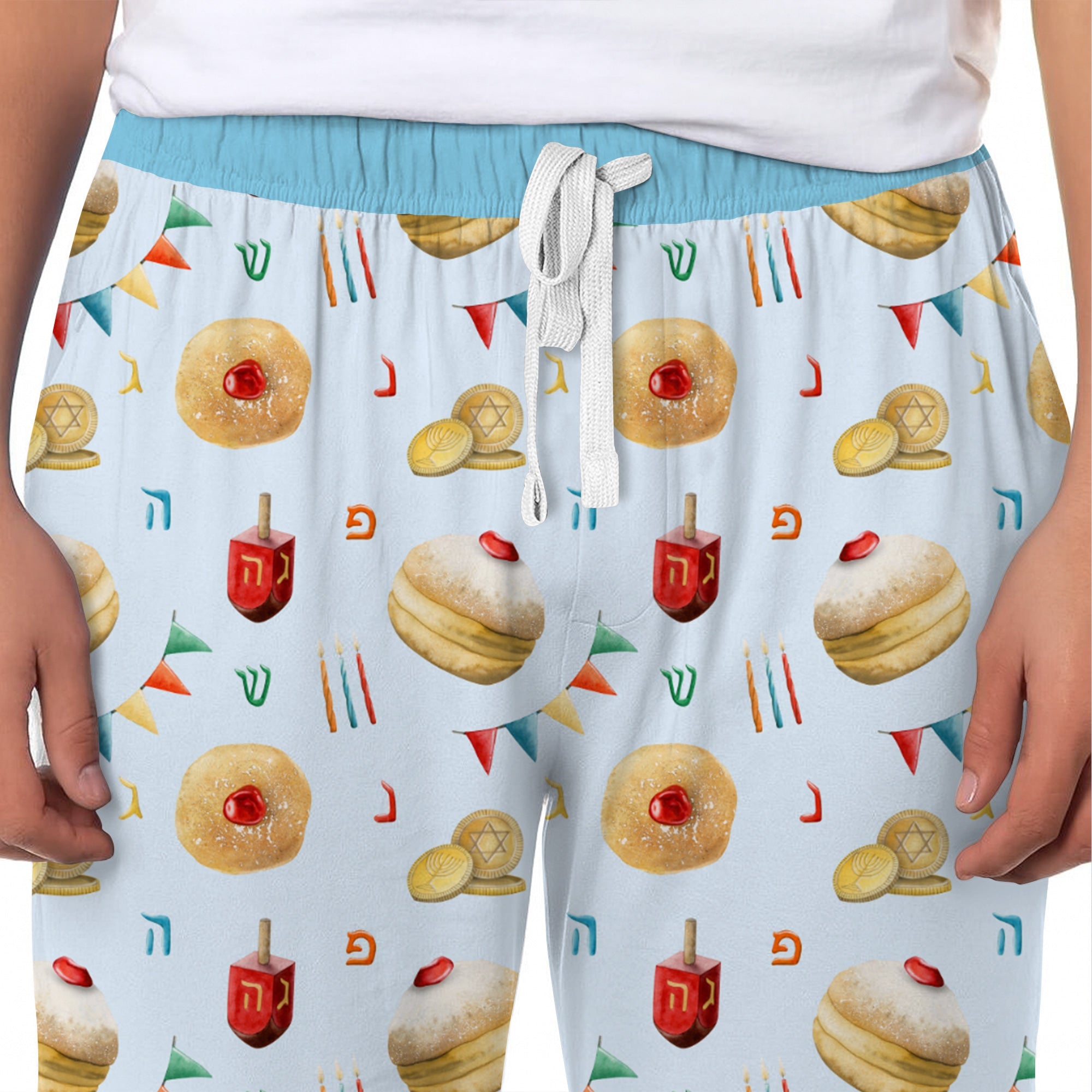 Hanukkah Donuts Men's Pajama Set - StazzyBaby