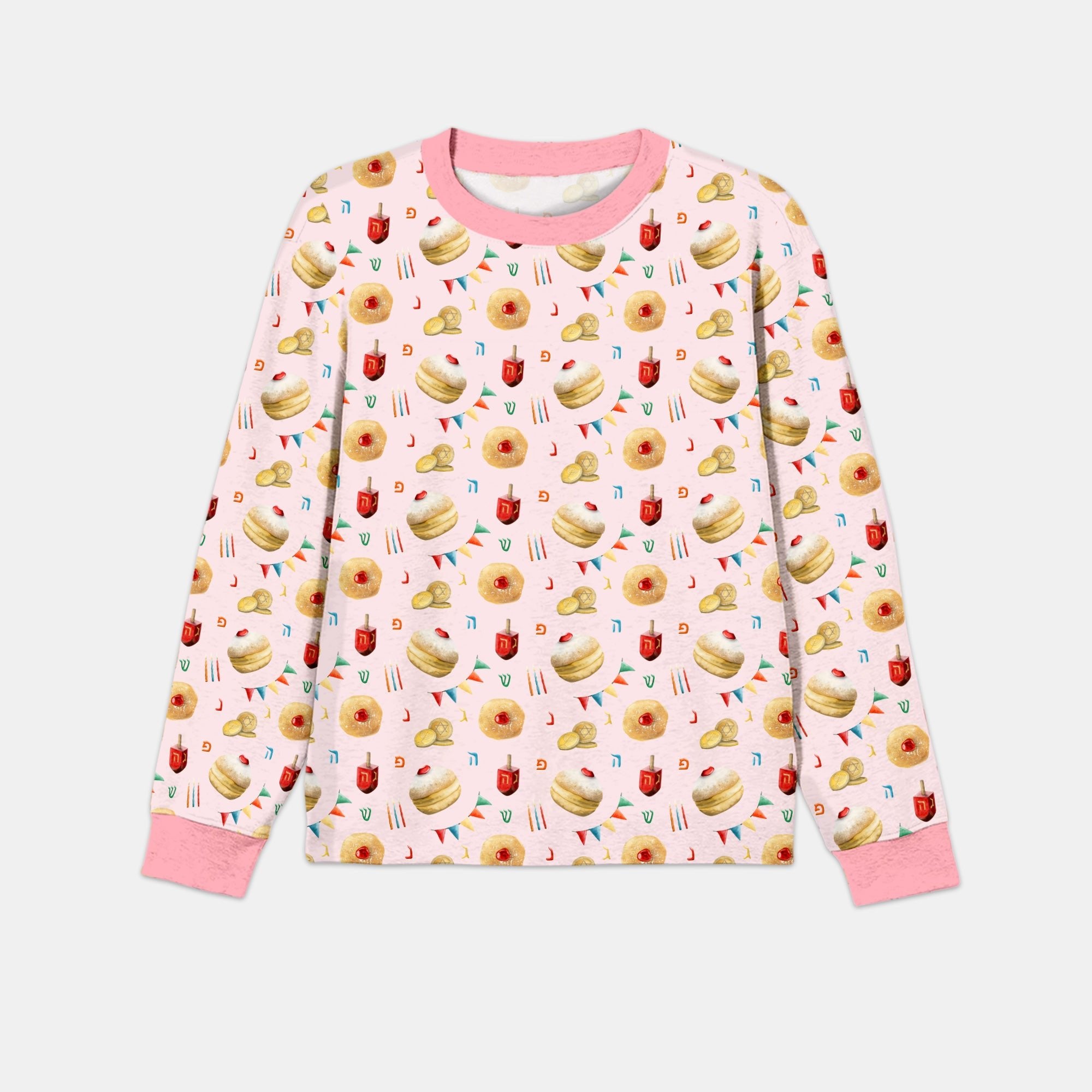 Hanukkah Donuts Men's Pajama Set - StazzyBaby