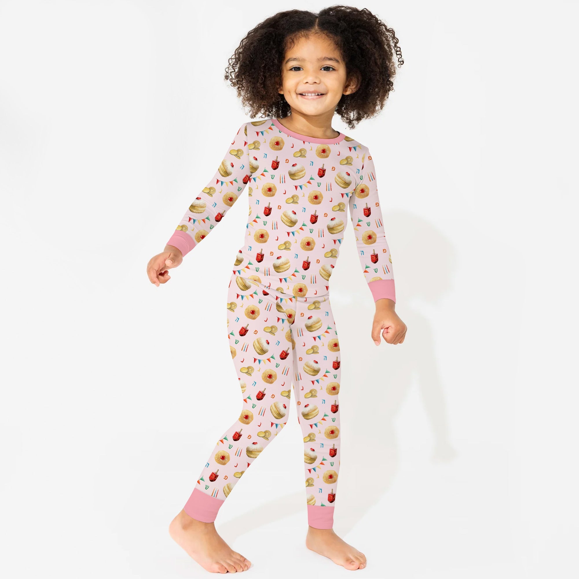 Hanukkah Donuts Two - Piece Pajama Set - StazzyBaby