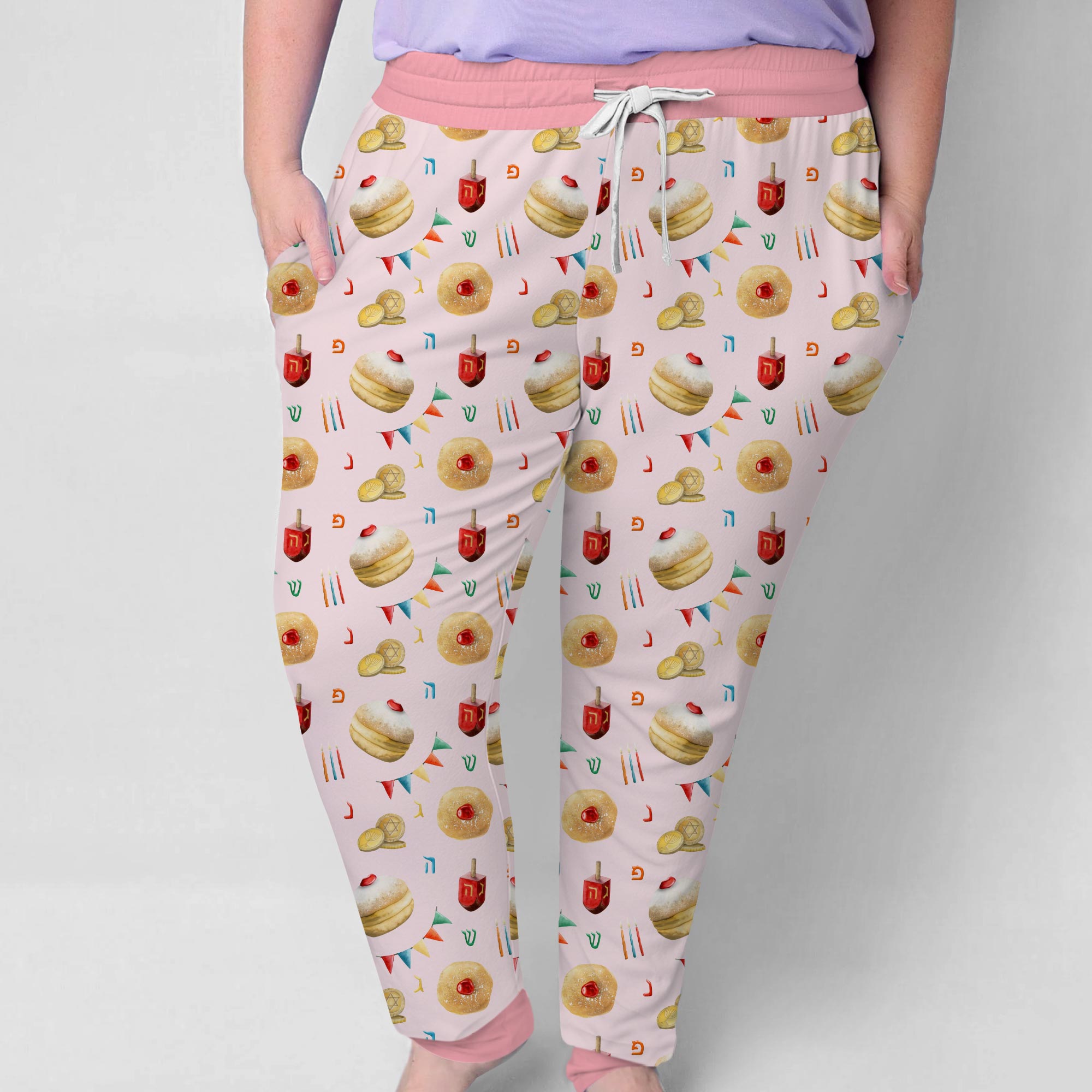 Hanukkah Donuts Women Pajama Set - StazzyBaby