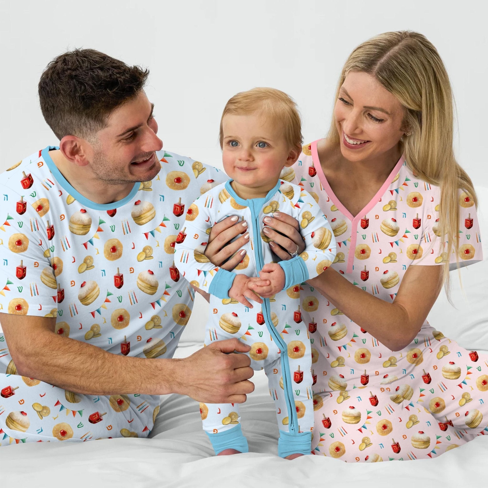 Hanukkah Donuts Women Pajama Set - StazzyBaby