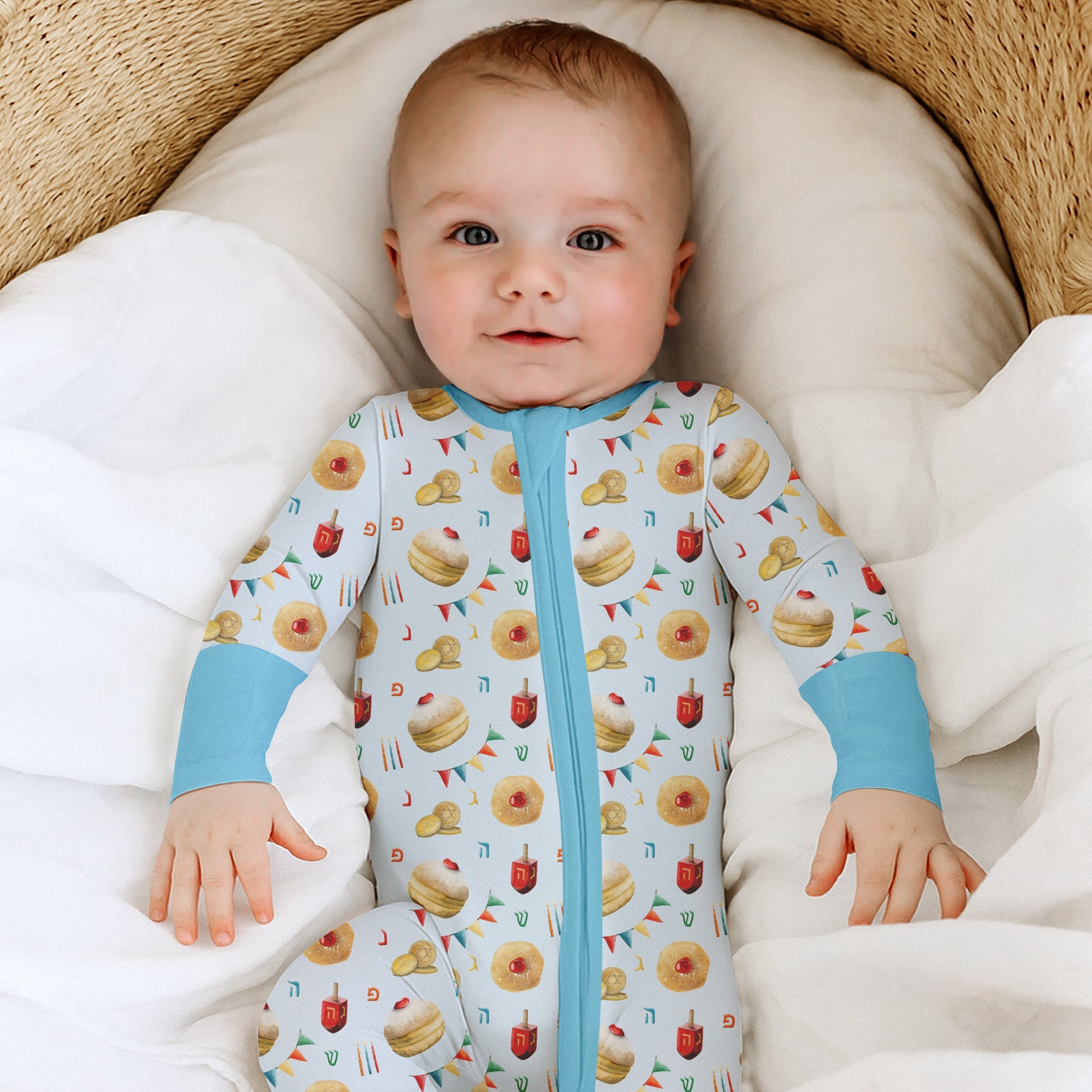 Hanukkah Donuts Zippy - StazzyBaby