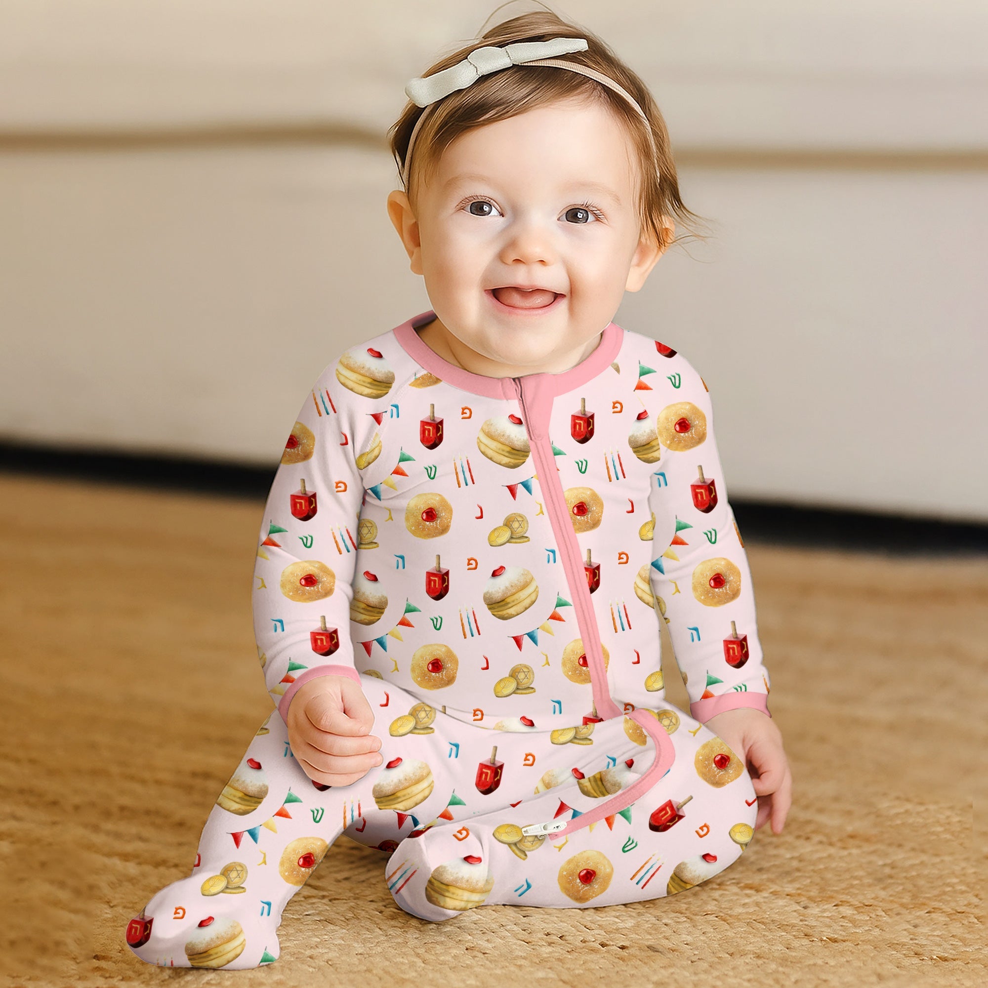 Hanukkah Donuts Zippy - StazzyBaby