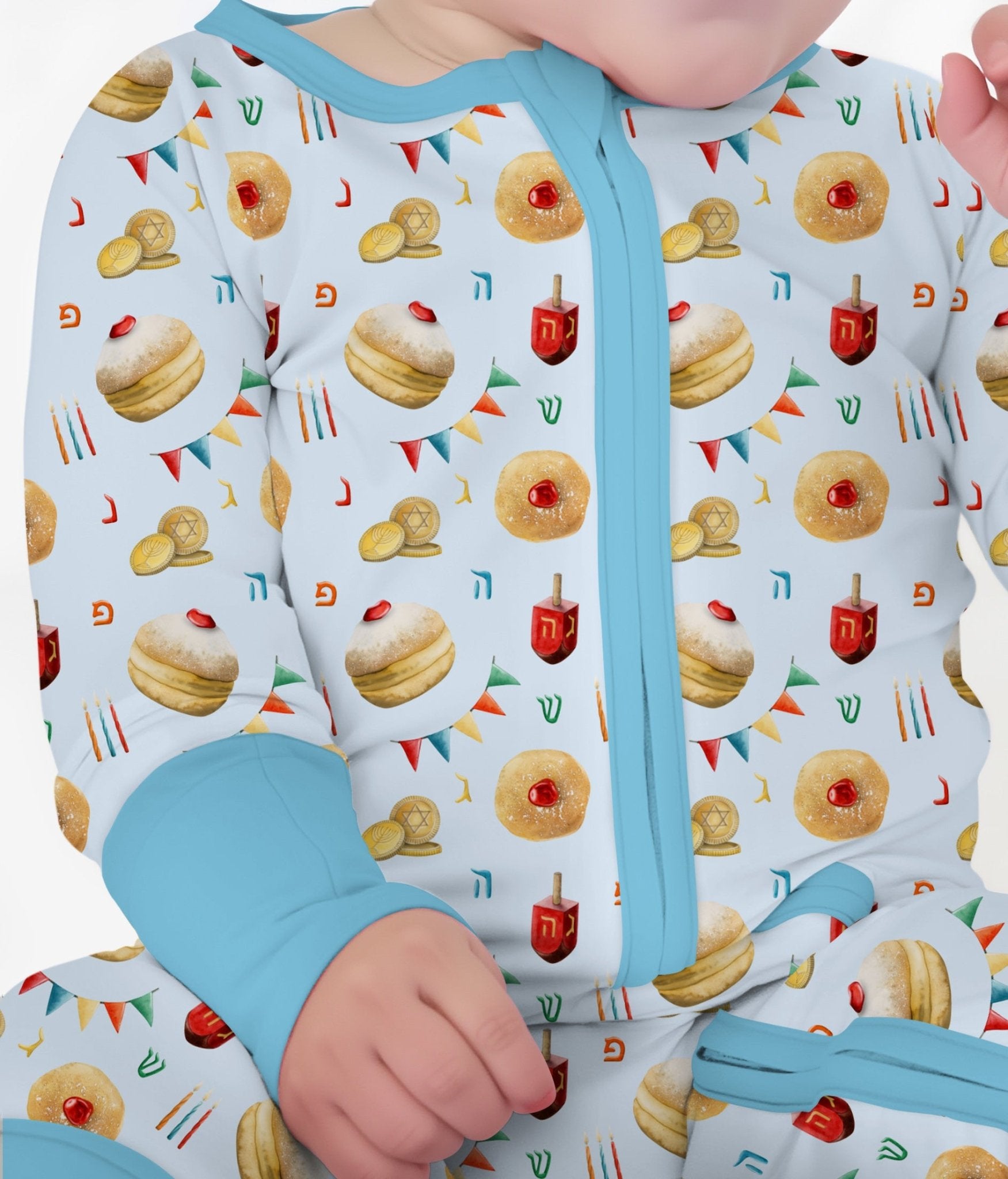 Hanukkah Donuts Zippy - StazzyBaby