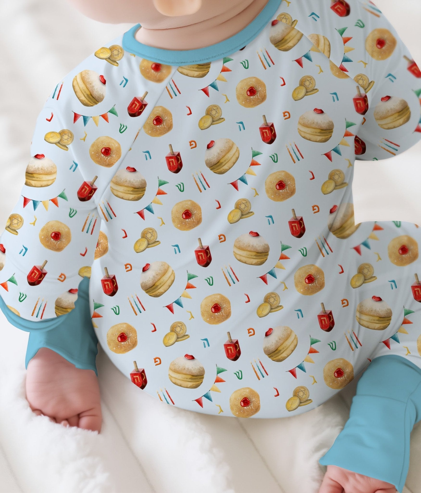 Hanukkah Donuts Zippy - StazzyBaby