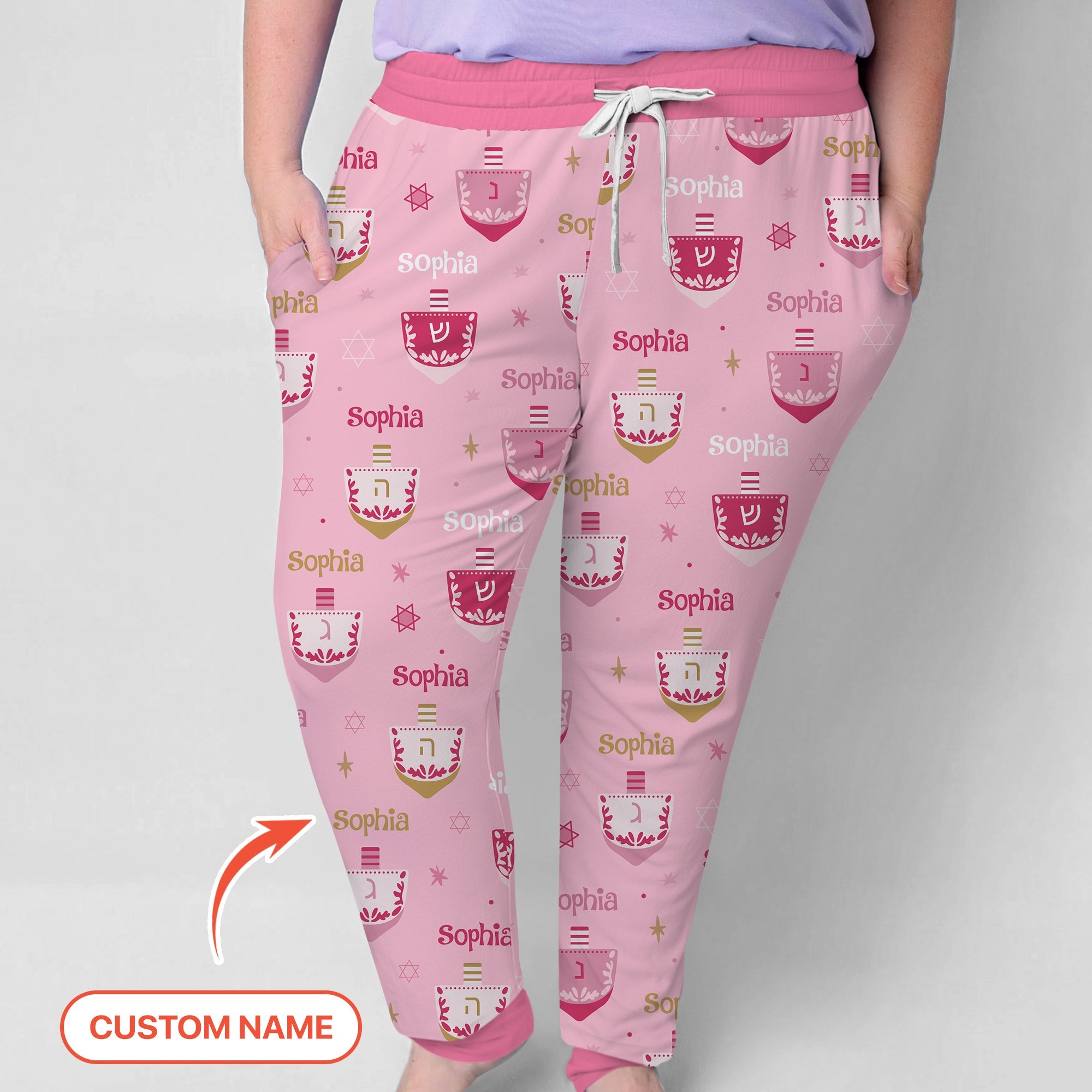 Hanukkah Dreidels Women Pajama Set - StazzyBaby