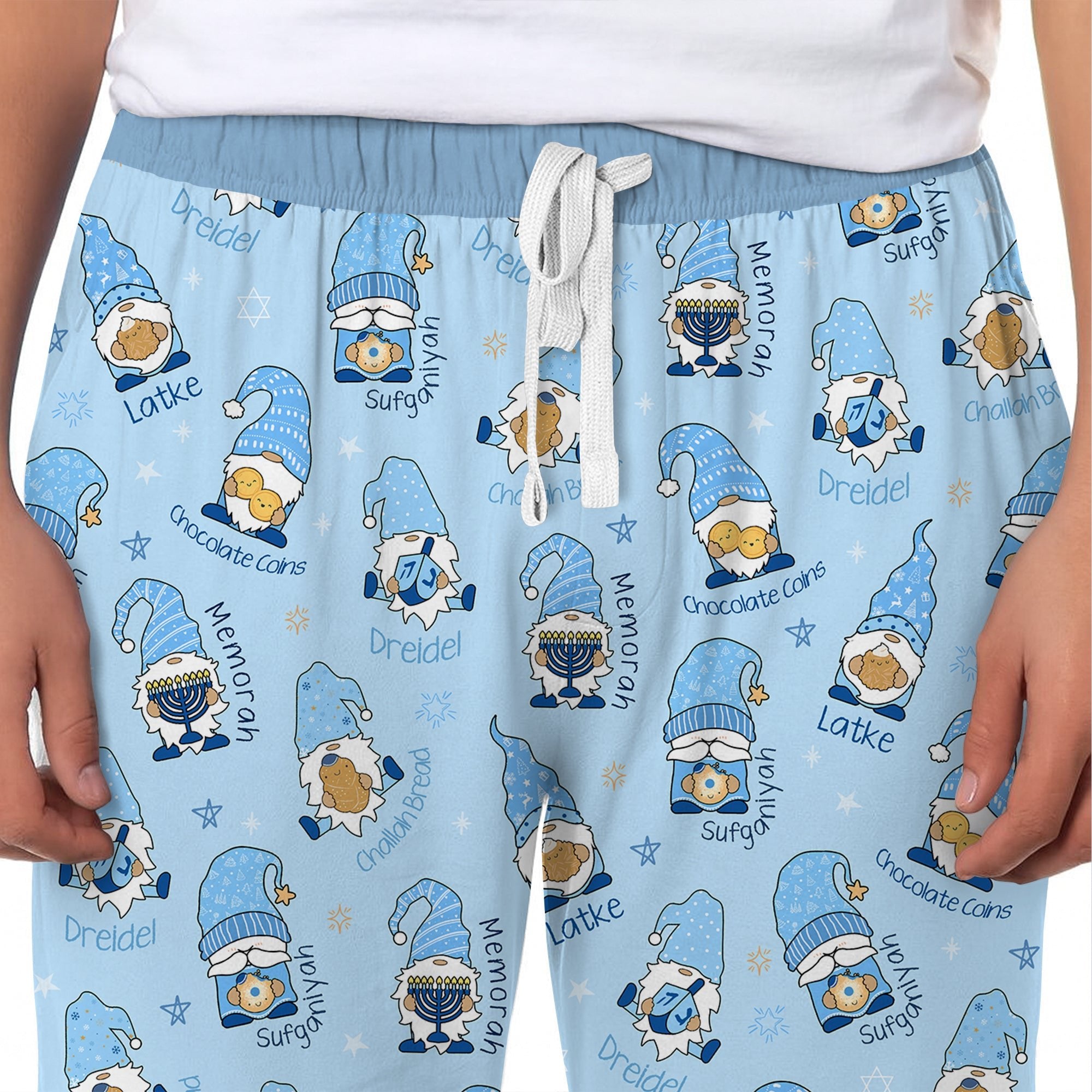 Happy Hanukkah Matching Family Men's Pajama Set - StazzyBaby