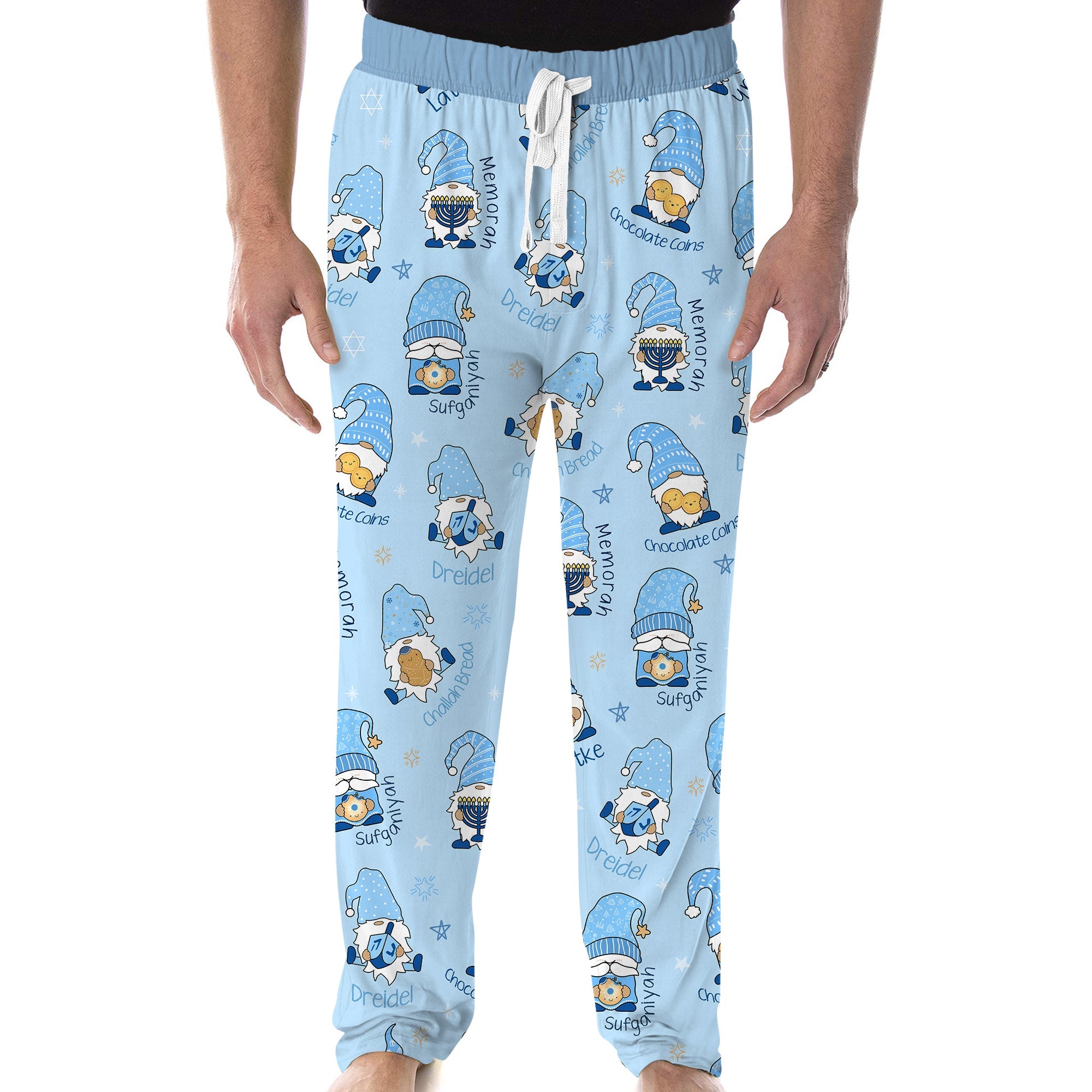 Happy Hanukkah Matching Family Men's Pajama Set - StazzyBaby