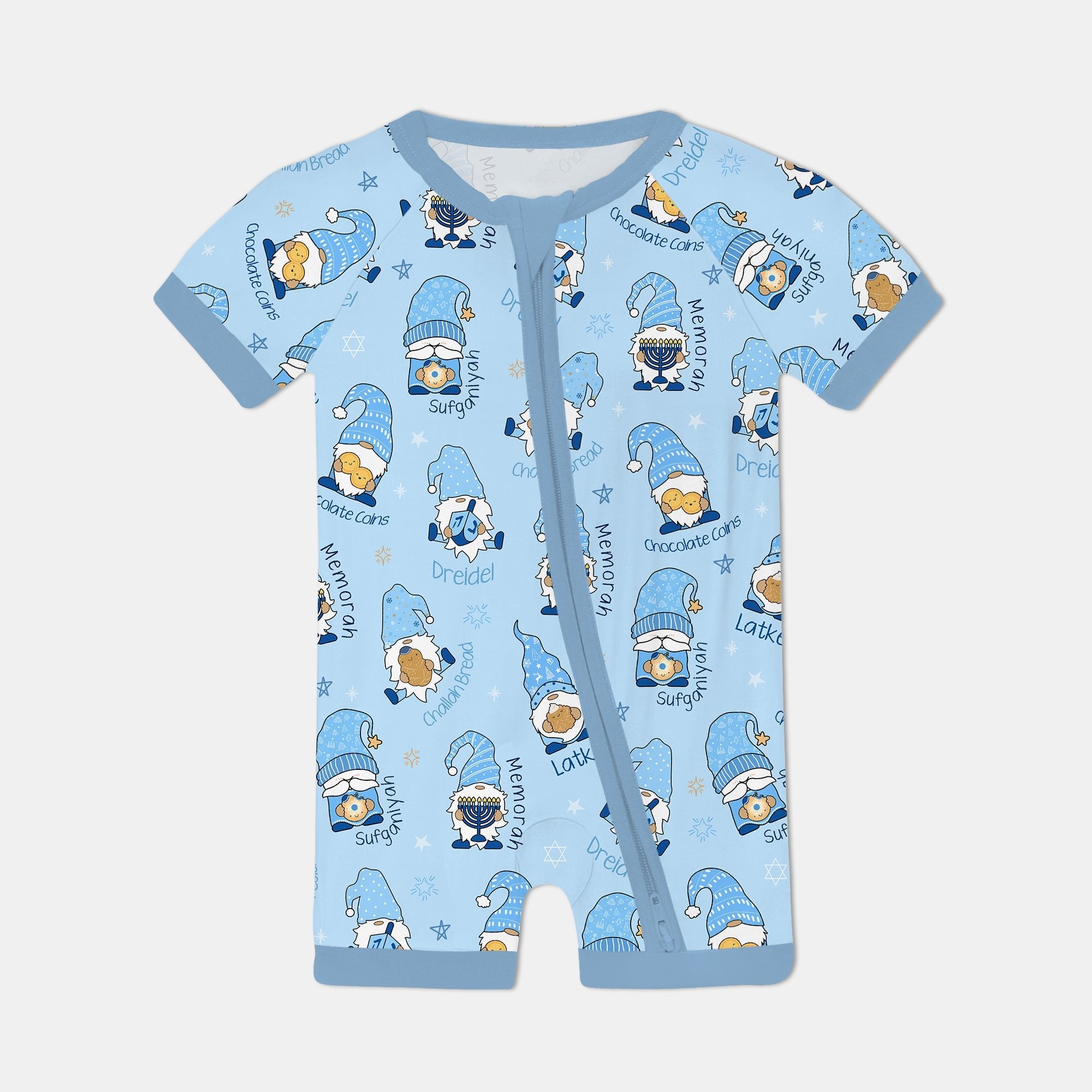 Happy Hanukkah Matching Family Shorty Zippy - StazzyBaby