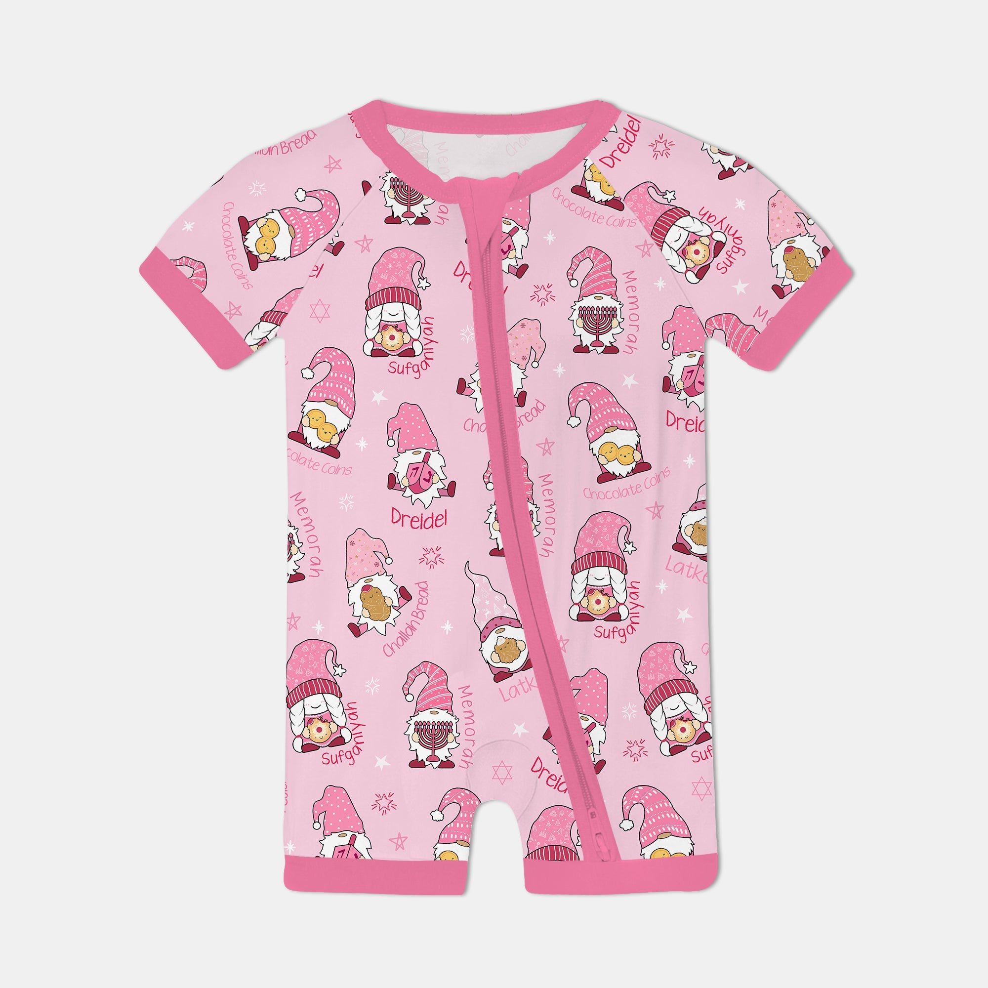 Happy Hanukkah Matching Family Shorty Zippy - StazzyBaby