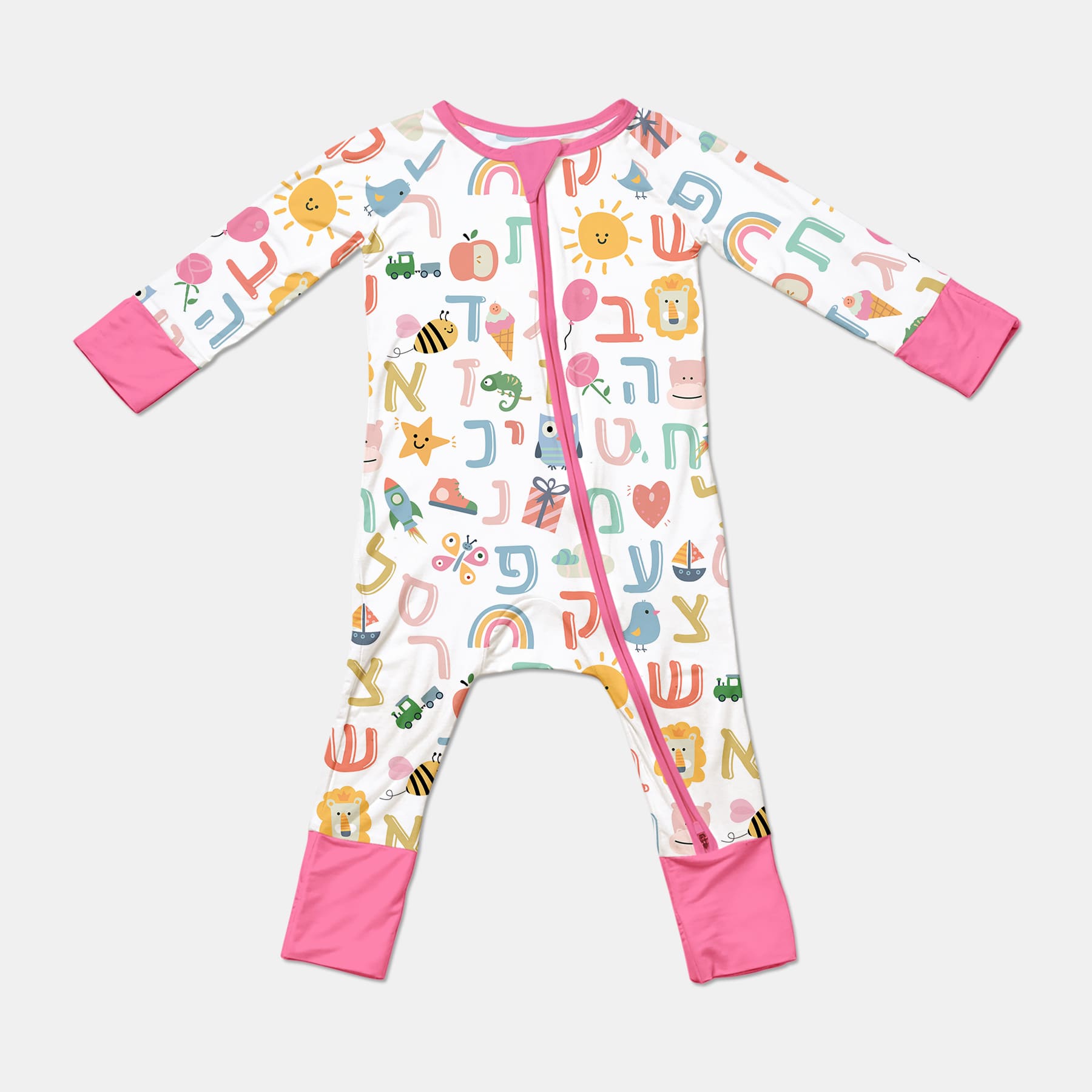 Hebrew Alphabet Zippy - StazzyBaby