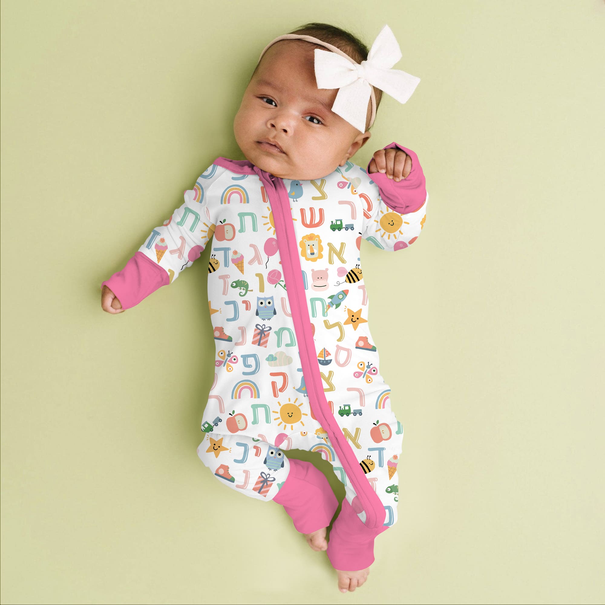 Hebrew Alphabet Zippy - StazzyBaby