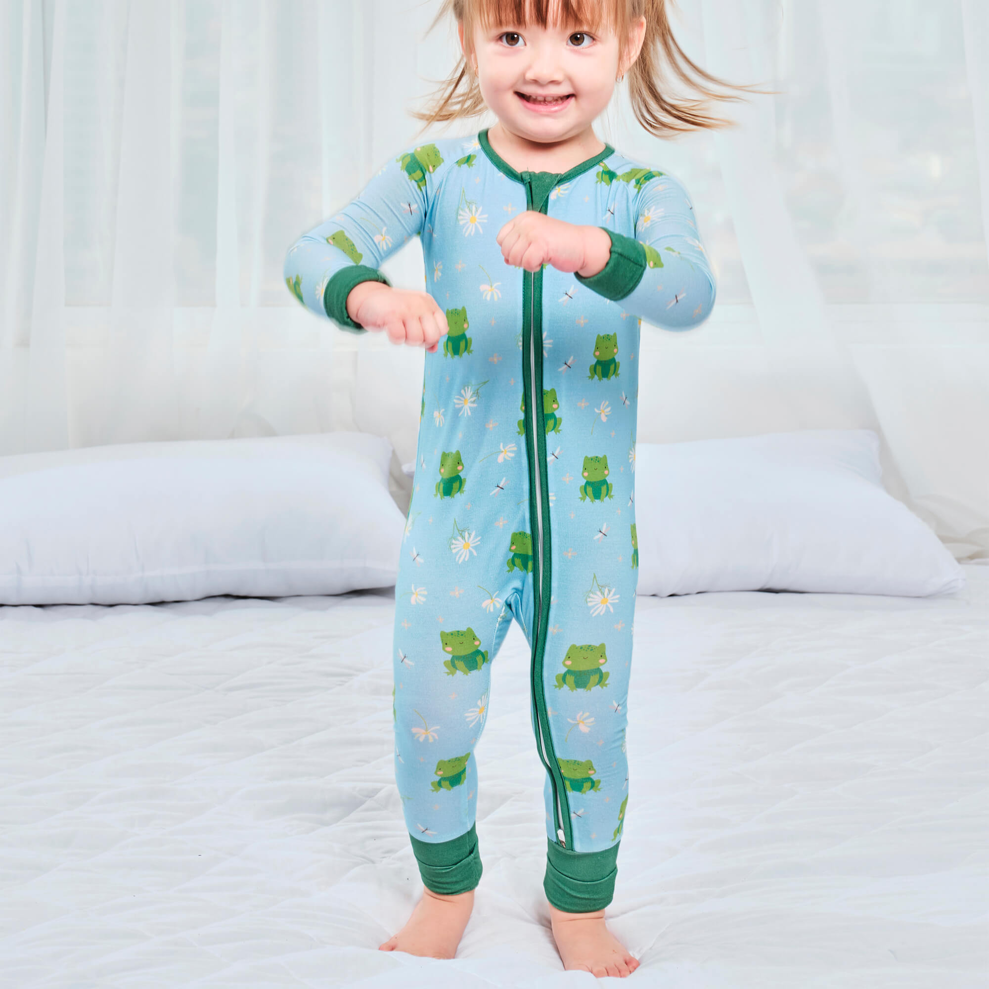 Leaping Love Convertible Zippered Romper - StazzyBaby