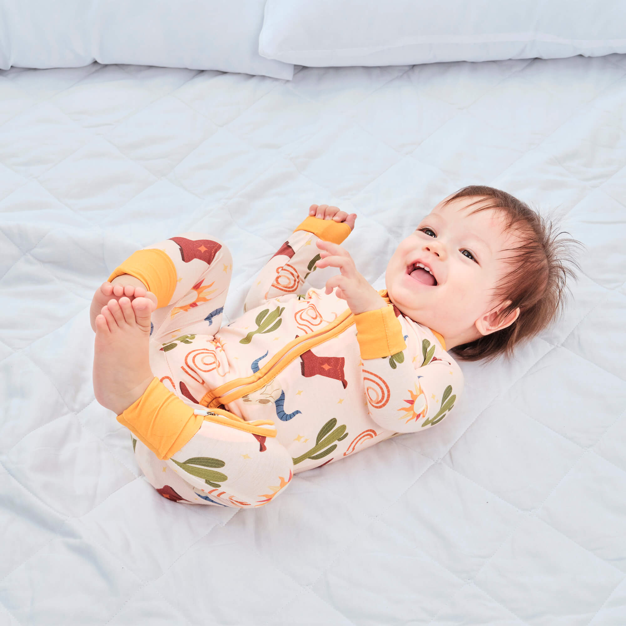 Ready to Rodeo Convertible Zippered Romper - StazzyBaby