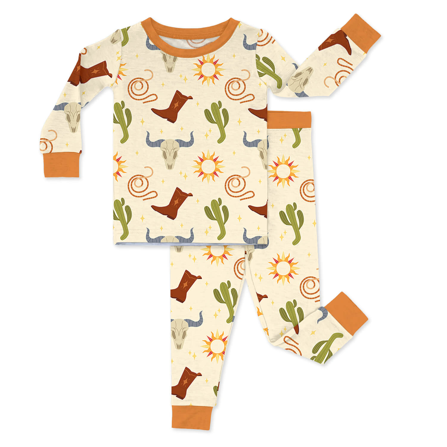 Ready To Rodeo Two Piece Pajama Set - StazzyBaby
