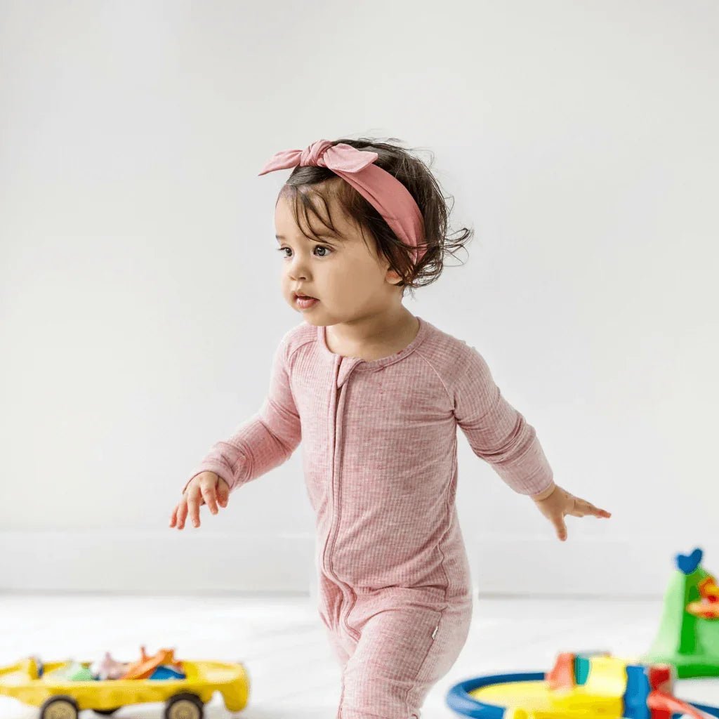 Ribbed Convertible Zippered Romper - StazzyBaby