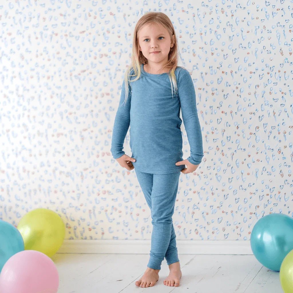 Ribbed Two Piece Pajama Set - StazzyBaby