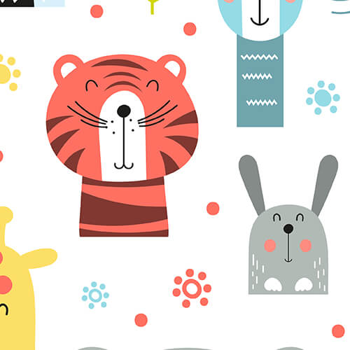 Scandi Style Animals Convertible Zippered Romper - StazzyBaby