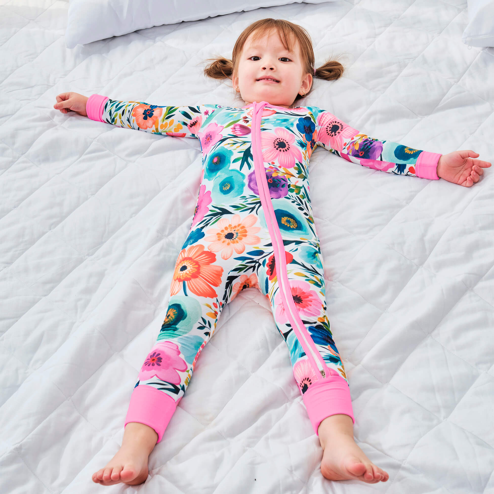 Secret Garden Convertible Zippered Romper - StazzyBaby