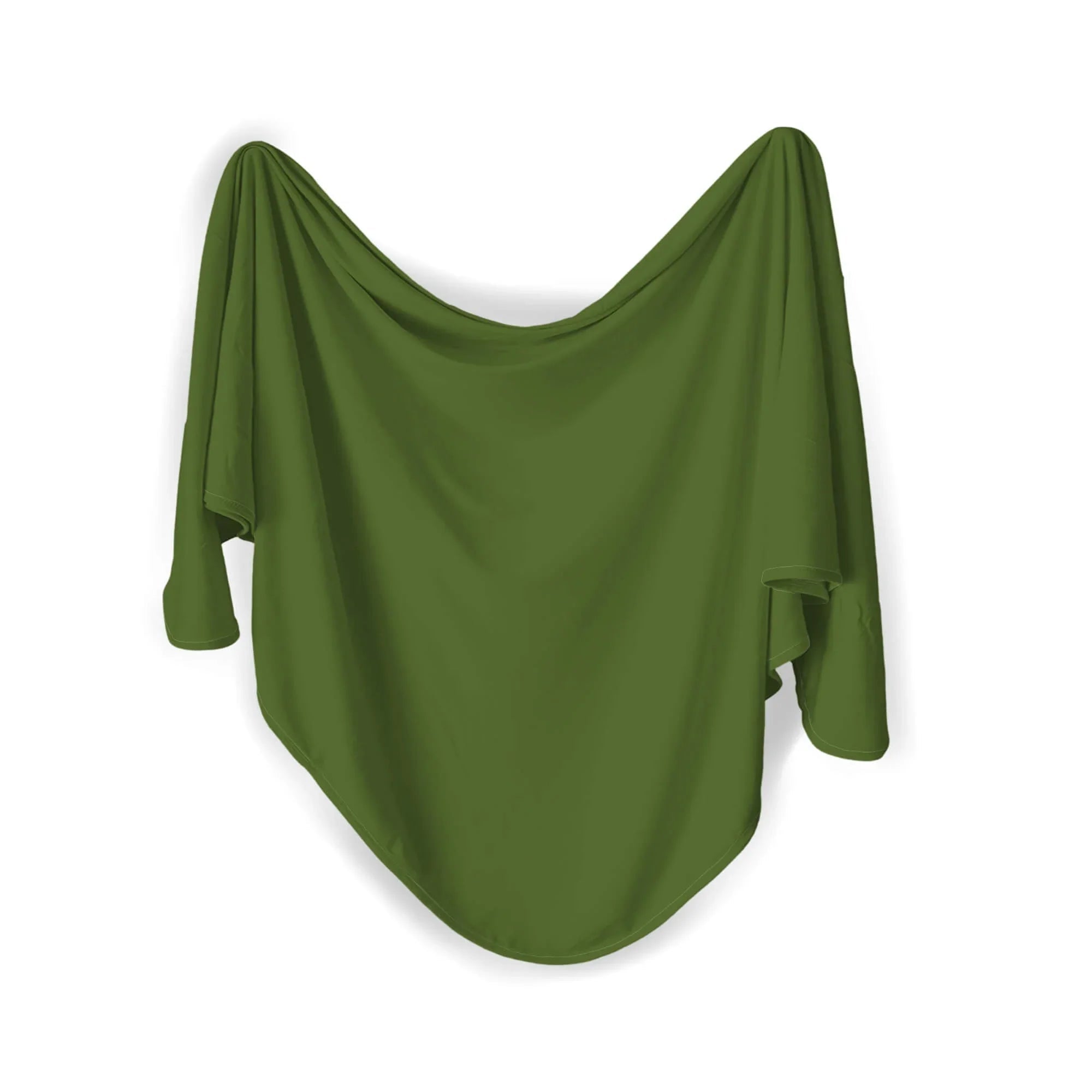 Swaddle Blanket In Dark Olive Green - StazzyBaby
