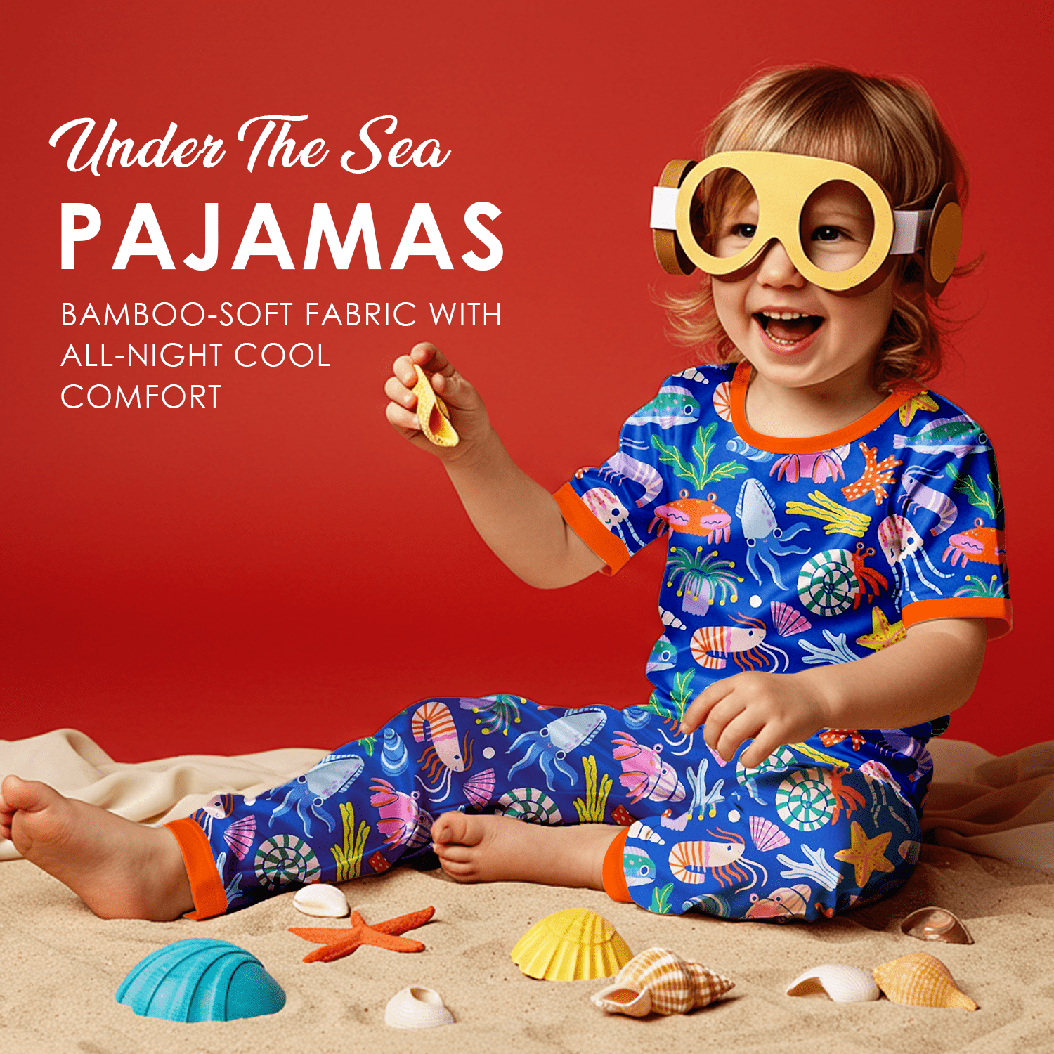 Under the Sea Two Piece Long Sleeve Pajama Set - StazzyBaby