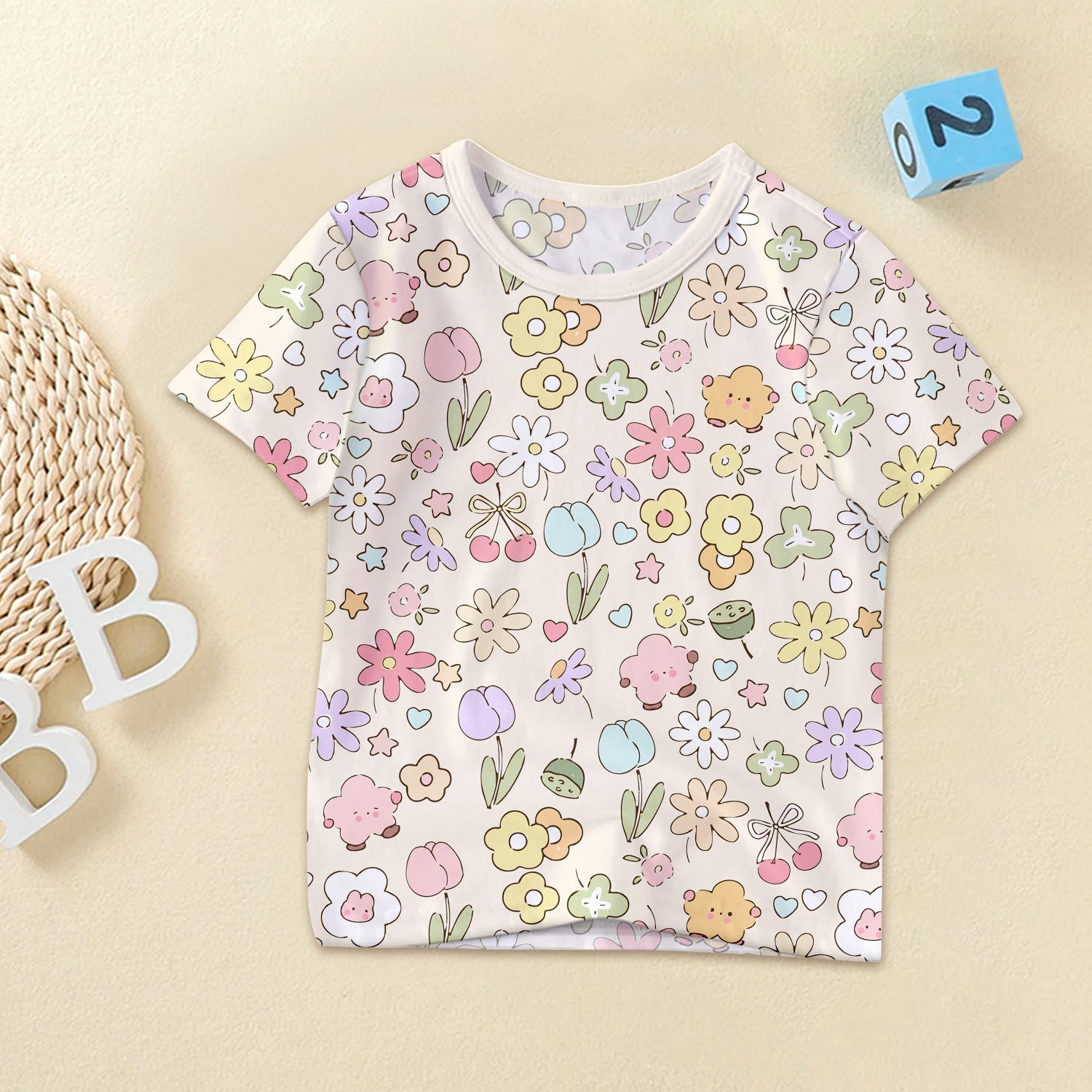 Whimsical Bloom Two Piece Long Sleeve Pajama Set - StazzyBaby