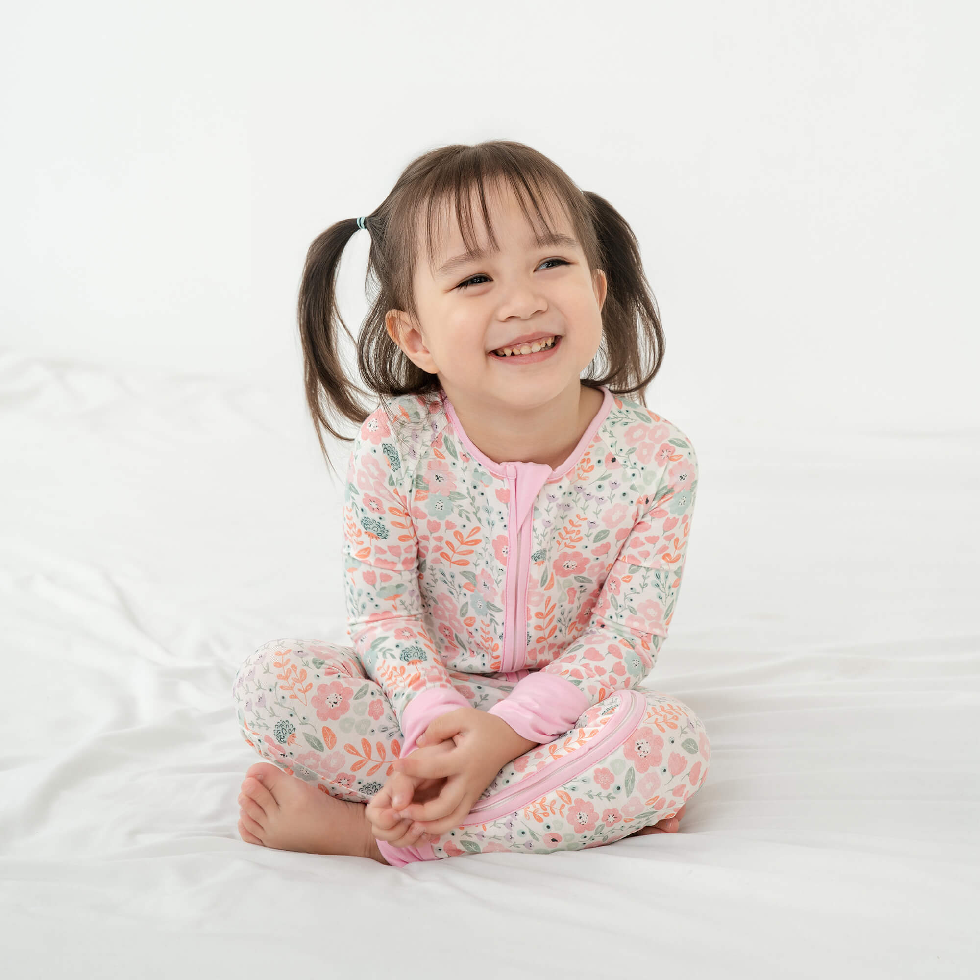 Willow's Whimsy Floral Convertible Zippered Romper - StazzyBaby