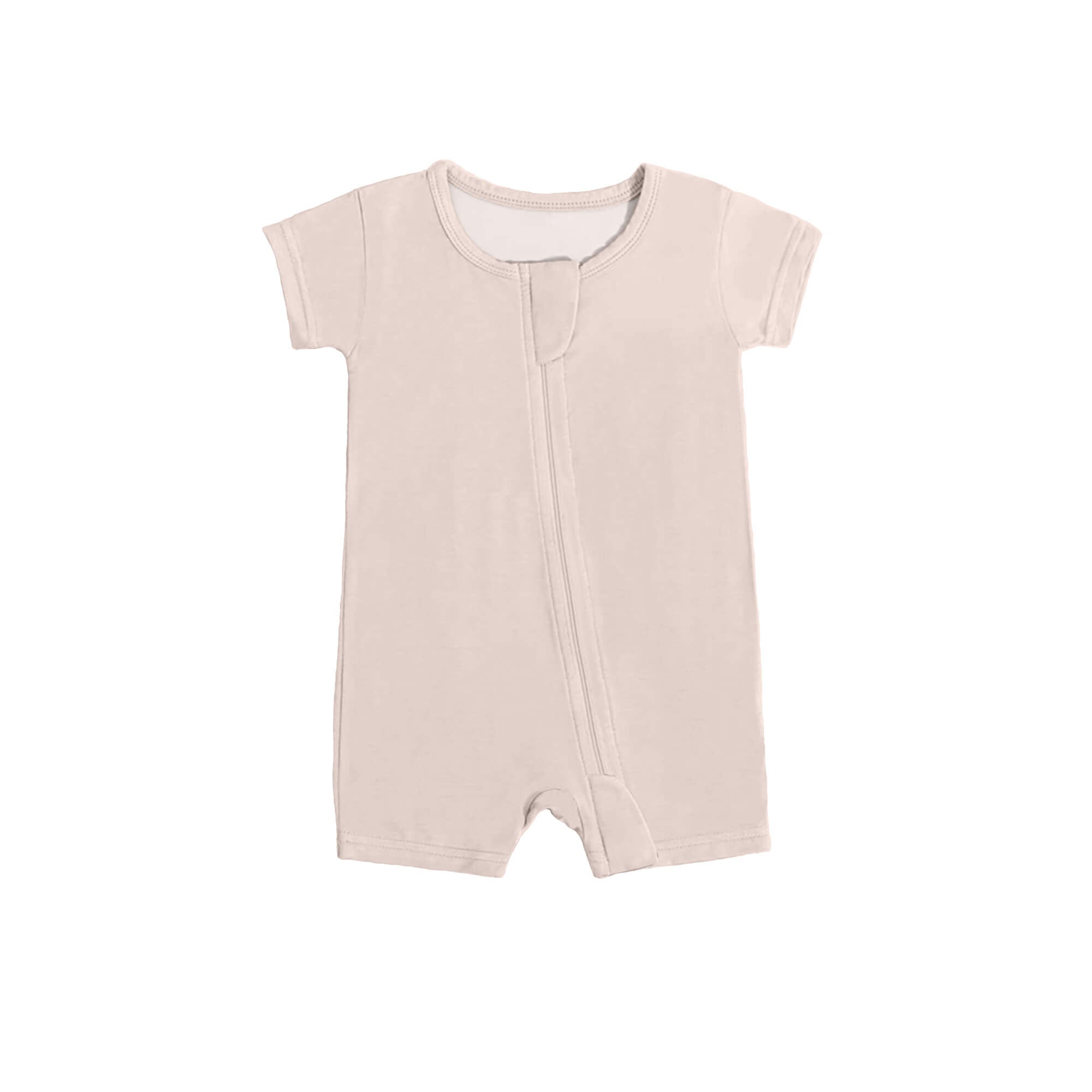 Zippered Romper in Blush - StazzyBaby