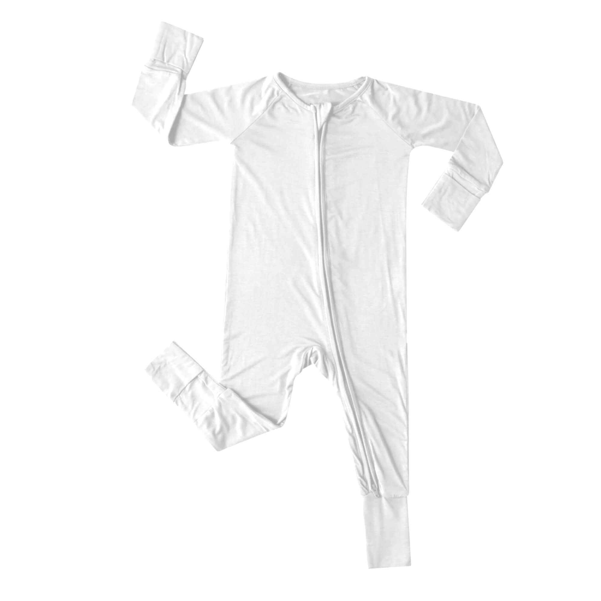 Zippered Romper in Cloud - StazzyBaby