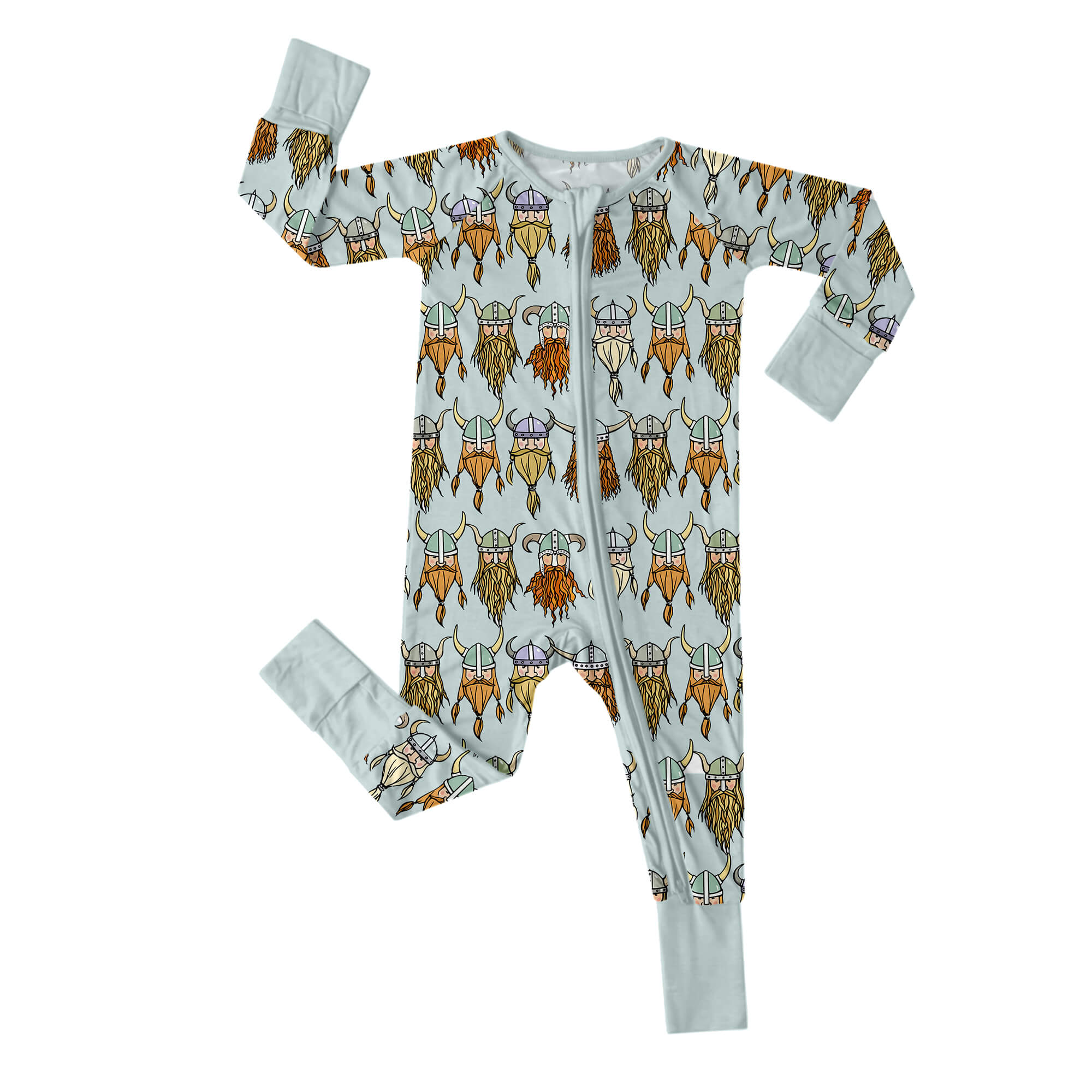 Viking Convertible Zippered Romper